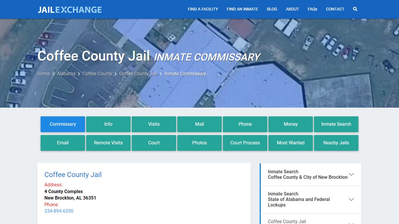 Coffee County Jail Inmate Commissary - Jail Exchange